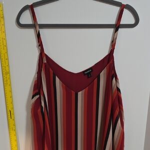Torrid Multicolor Striped Cami Top Size 16